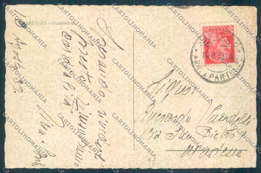 Lucca Viareggio cartolina ZB5284 – retro