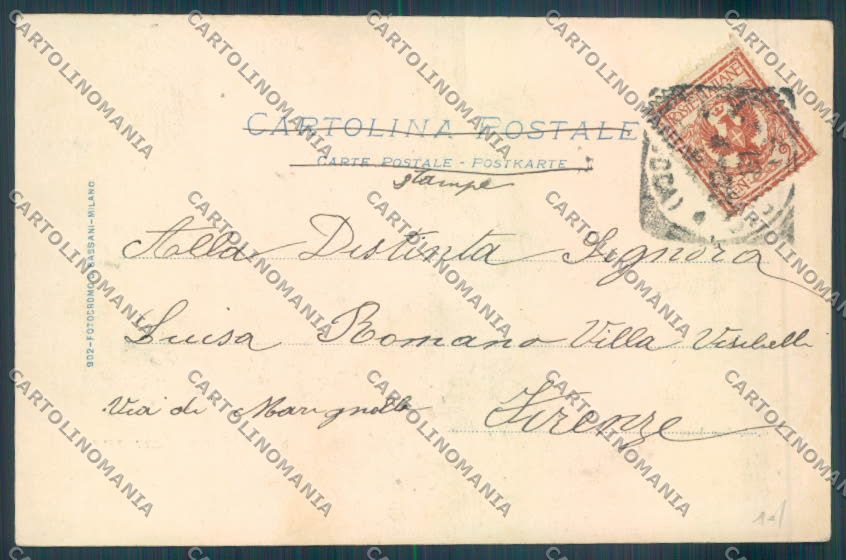 Lucca Viareggio cartolina ZB5288 – retro