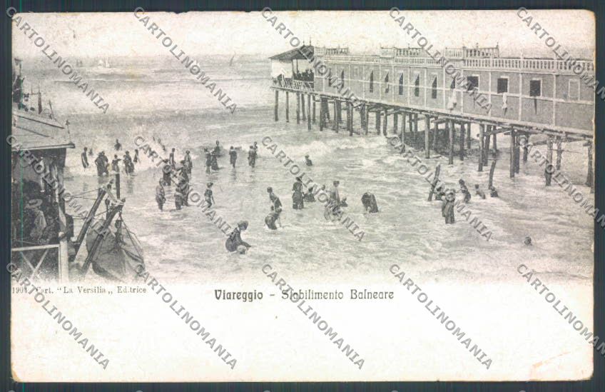 Lucca Viareggio PIEGHINE cartolina ZB5297 – fronte