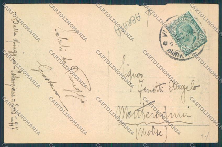 Lucca Viareggio ABRASA cartolina ZB5303 – retro