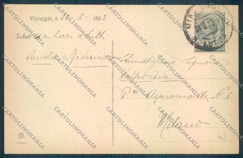Lucca Viareggio cartolina ZB5309 – retro