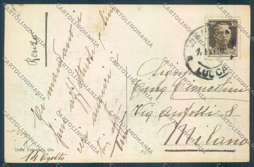 Lucca Viareggio cartolina ZB5320 – retro