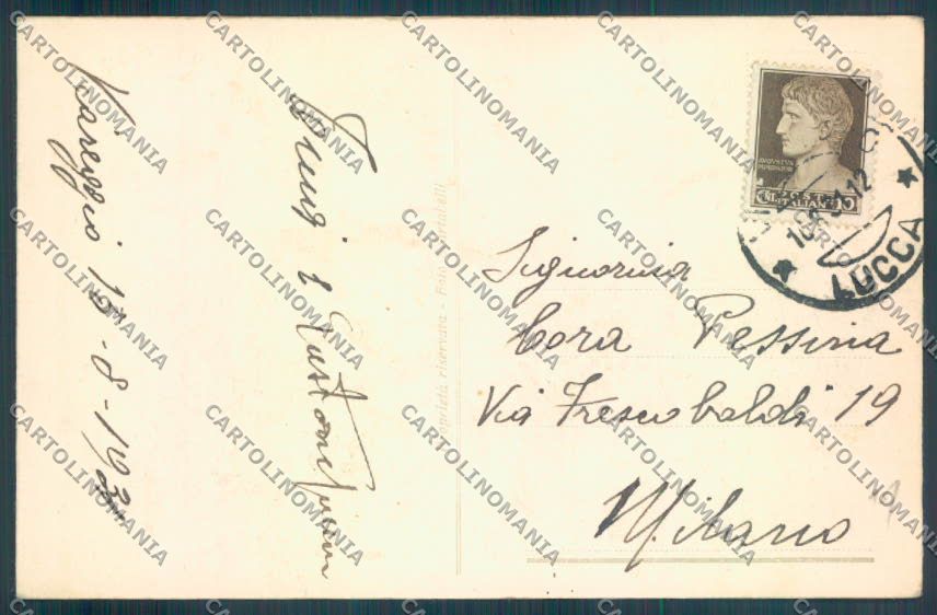 Lucca Viareggio cartolina ZB5321 – retro
