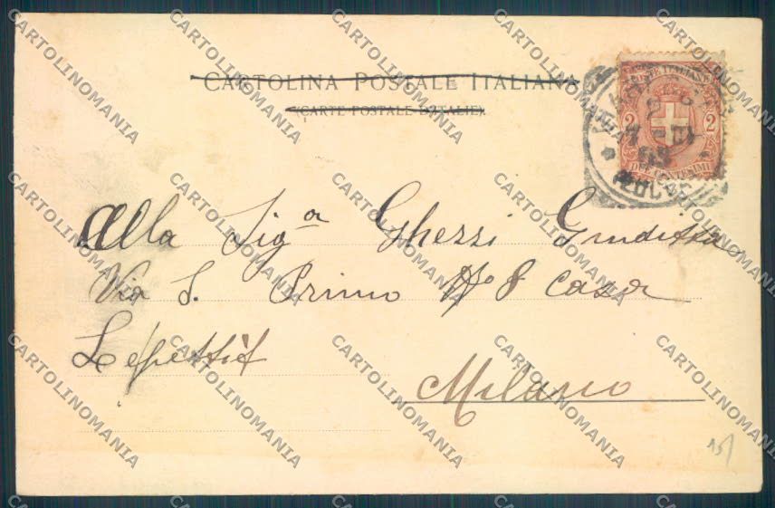 Lucca Viareggio Capitaneria del Porto cartolina ZB5331 – retro
