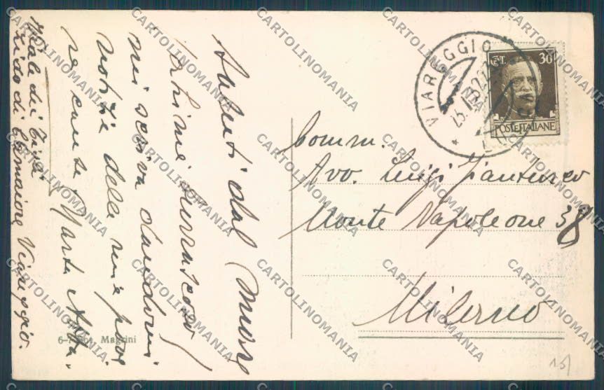 Lucca Viareggio cartolina ZB5334 – retro