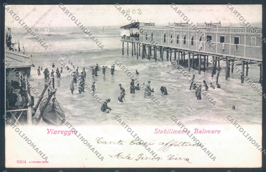 Lucca Viareggio Alterocca 1904 cartolina ZB5338 – fronte