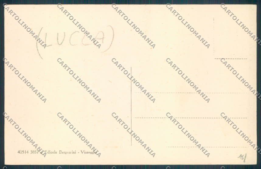 Lucca Viareggio cartolina ZB5342 – retro