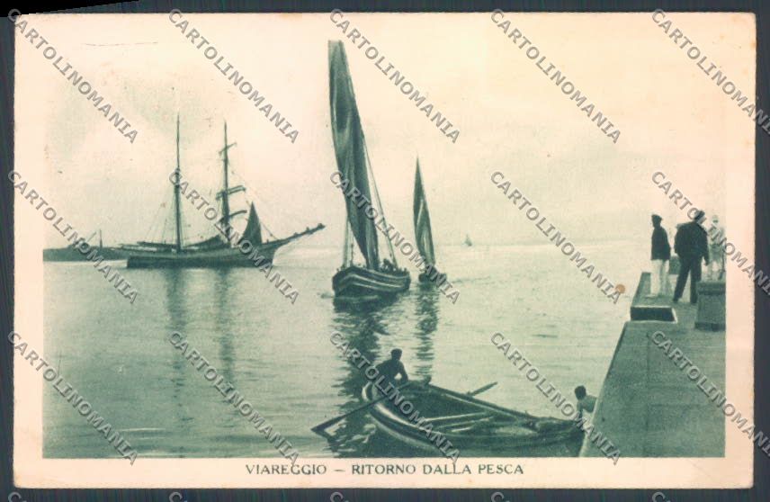 Lucca Viareggio PIEGATA cartolina ZB5348 – fronte
