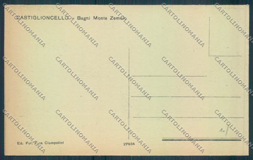 Livorno Castiglioncello cartolina ZB5394 – retro