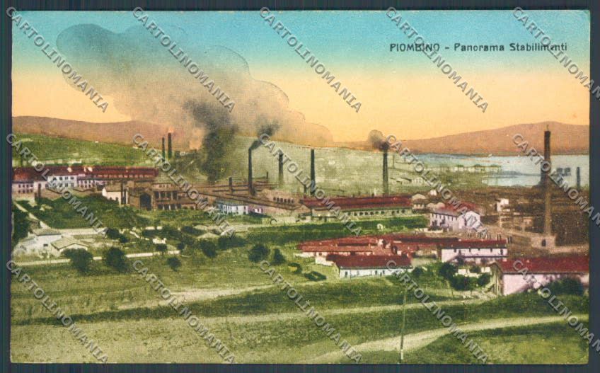 Livorno Piombino Stabilimenti Industriali cartolina ZB5454 – fronte
