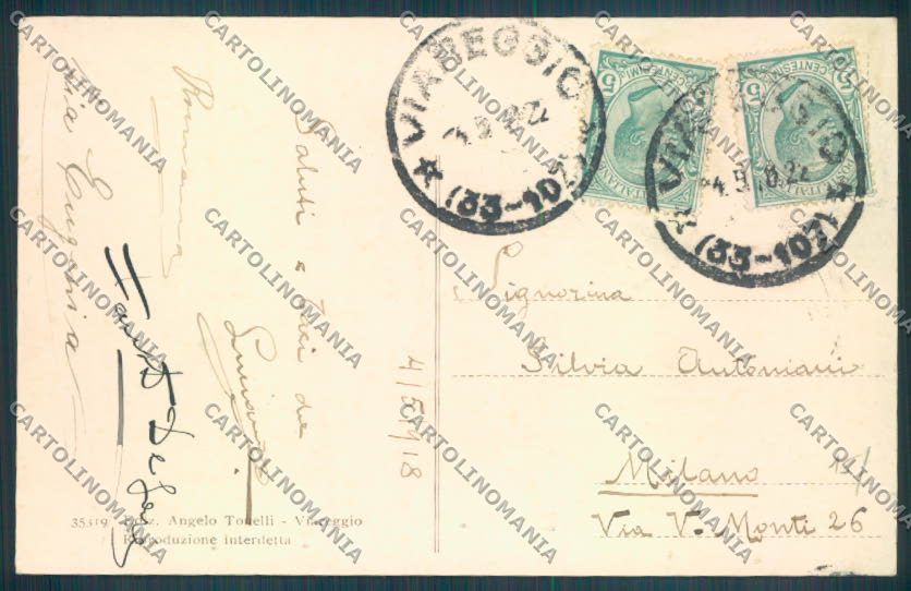 Lucca Viareggio cartolina ZB5461 – retro