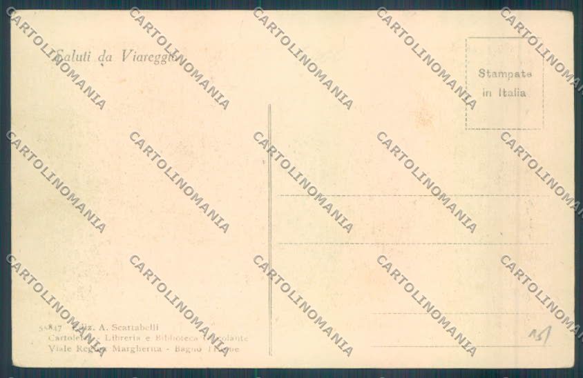 Lucca Viareggio cartolina ZB5469 – retro