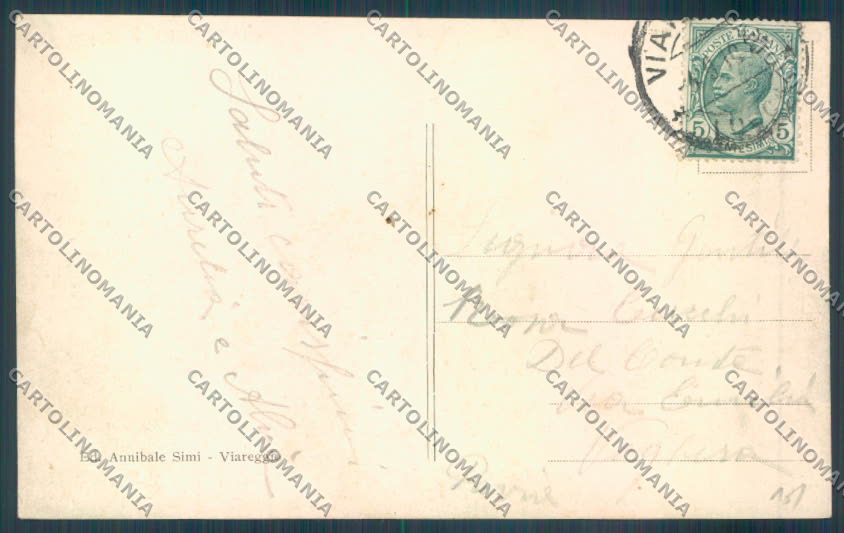 Lucca Viareggio cartolina ZB5470 – retro