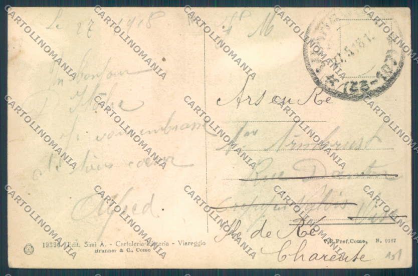 Lucca Viareggio cartolina ZB5472 – retro