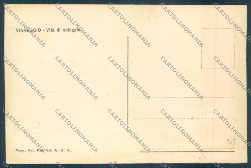 Lucca Viareggio Foto cartolina ZB5482 – retro