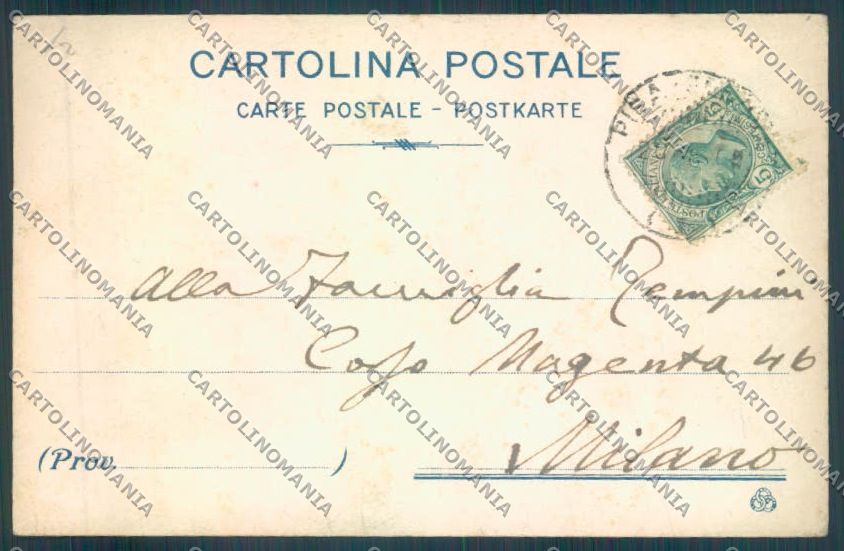 Lucca Viareggio cartolina ZB5487 – retro
