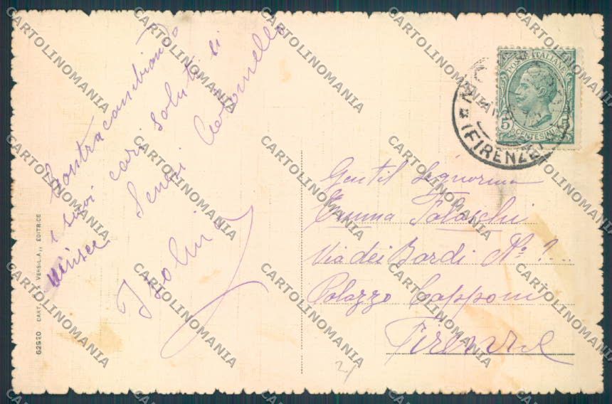 Lucca Viareggio cartolina ZB5494 – retro