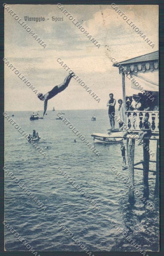 Lucca Viareggio cartolina ZB5495 – fronte