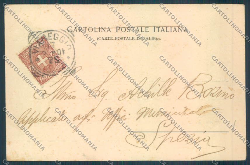 Lucca Viareggio cartolina ZB5500 – retro