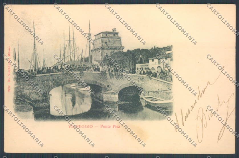 Lucca Viareggio cartolina ZB5502 – fronte