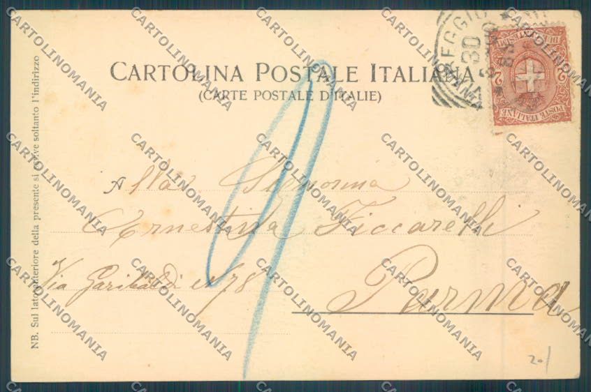 Lucca Viareggio cartolina ZB5502 – retro