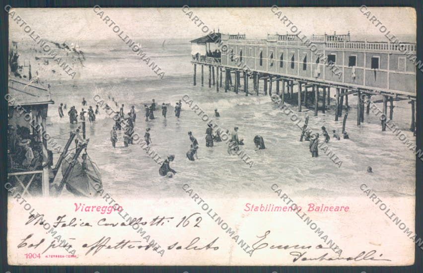 Lucca Viareggio Alterocca 1904 cartolina ZB5504 – fronte