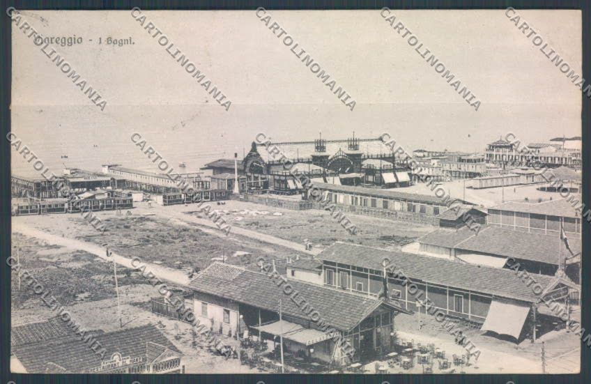 Lucca Viareggio PIEGA cartolina ZB5513 – fronte