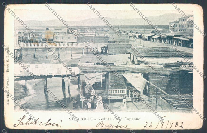 Lucca Viareggio cartolina ZB5515 – fronte
