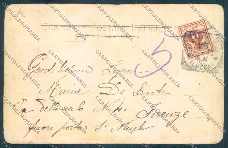 Lucca Viareggio cartolina ZB5515 – retro