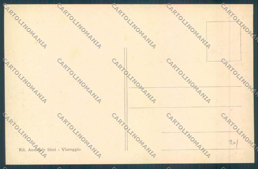 Lucca Viareggio cartolina ZB5516 – retro