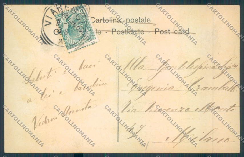 Lucca Viareggio Schelley cartolina ZB5520 – retro