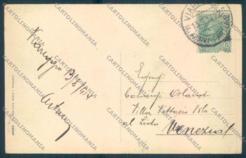 Lucca Viareggio cartolina ZB5523 – retro