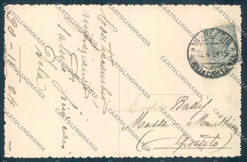 Lucca Viareggio cartolina ZB5541 – retro