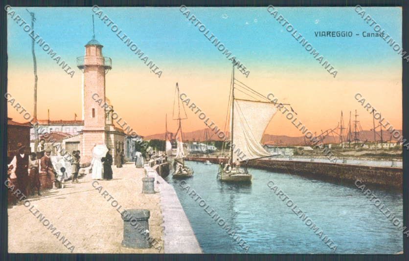 Lucca Viareggio Faro cartolina ZB5543 – fronte