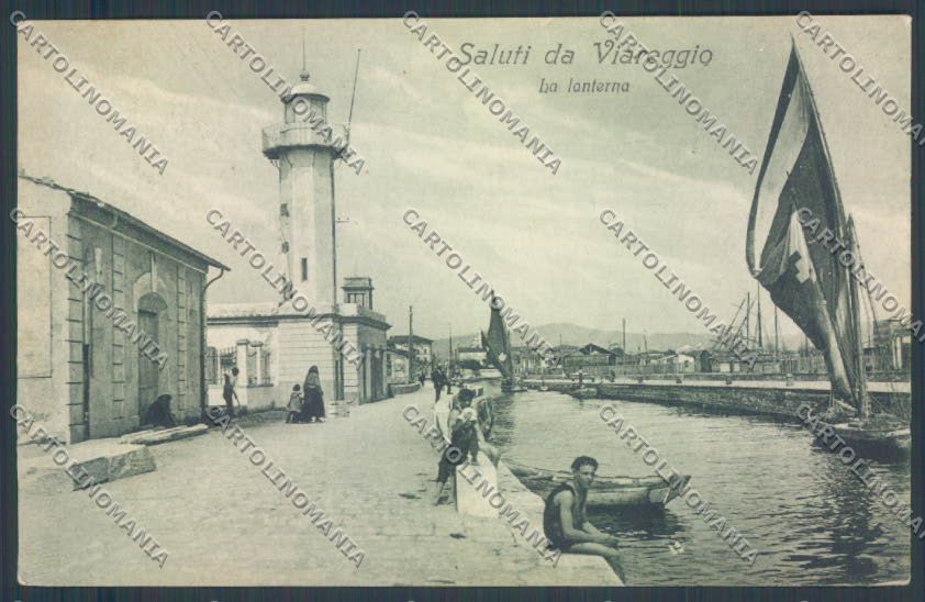 Lucca Viareggio Faro cartolina ZB5545 – fronte