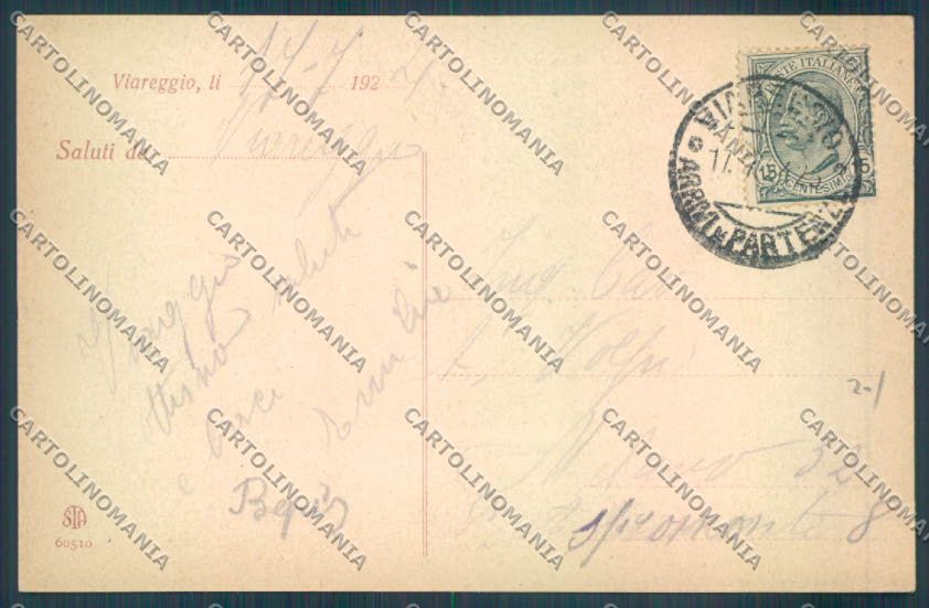 Lucca Viareggio cartolina ZB5546 – retro