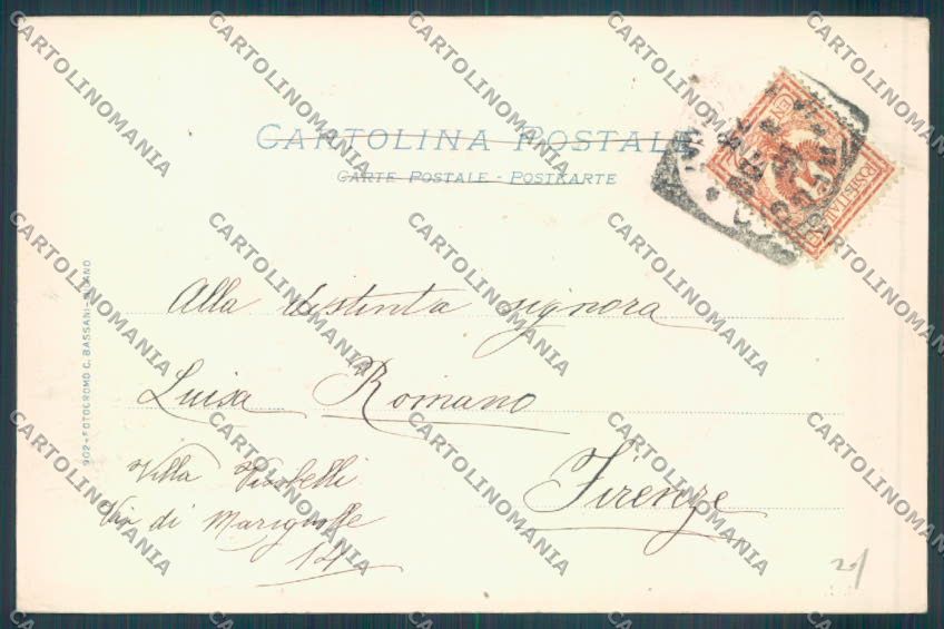 Lucca Viareggio cartolina ZB5548 – retro
