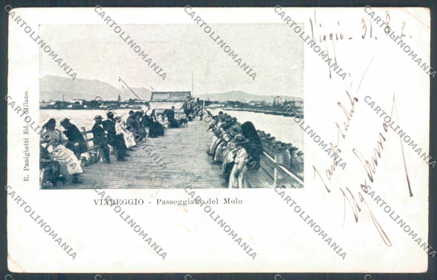 Lucca Viareggio cartolina ZB5550 – fronte