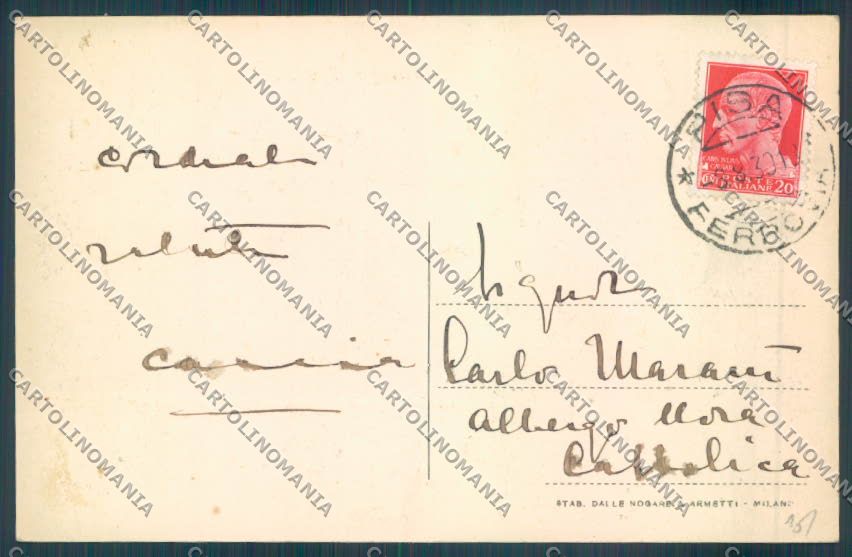 Lucca Viareggio cartolina ZB5554 – retro