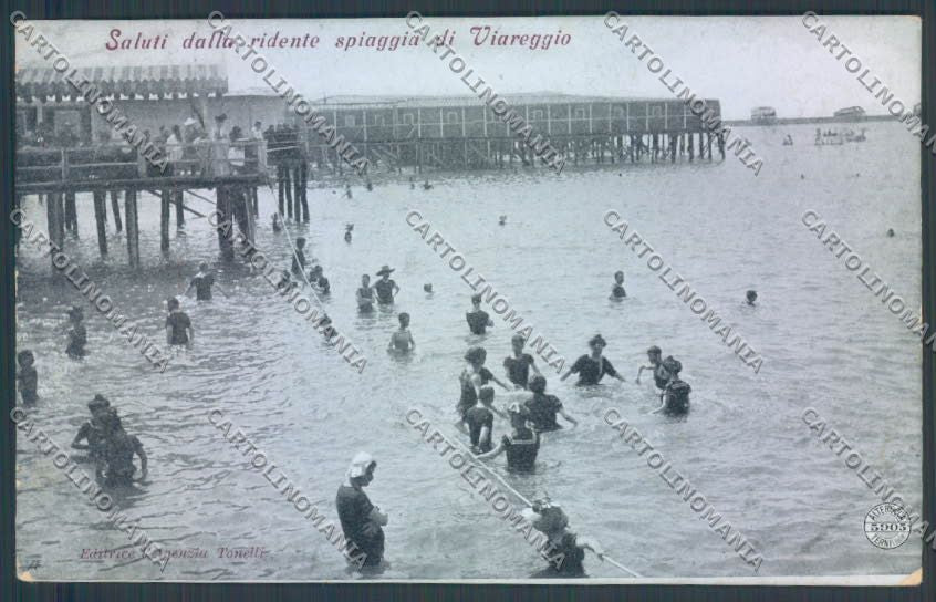 Lucca Viareggio cartolina ZB5585 – fronte