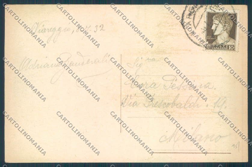 Lucca Viareggio cartolina ZB5587 – retro