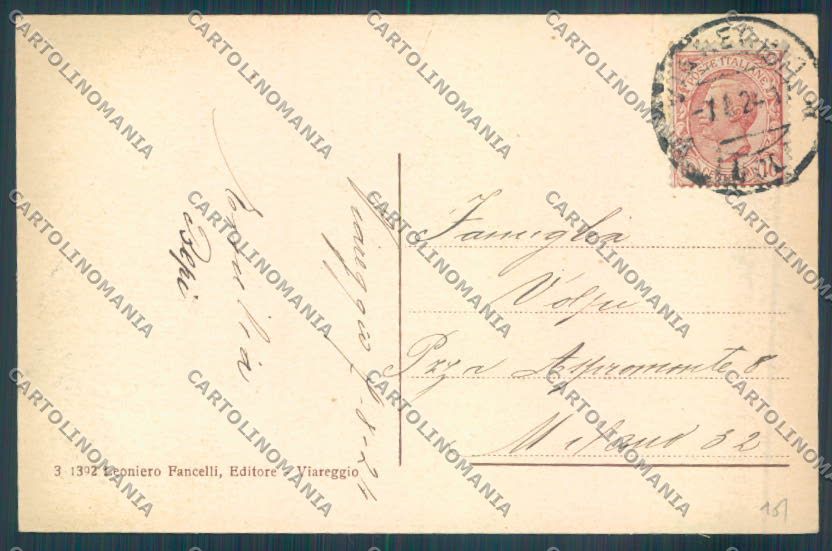 Lucca Viareggio cartolina ZB5589 – retro