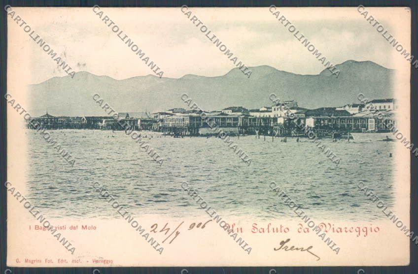 Lucca Viareggio cartolina ZB5595 – fronte