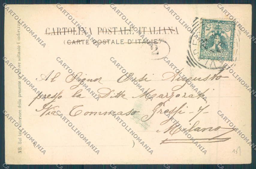 Lucca Viareggio cartolina ZB5595 – retro