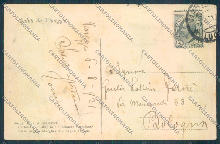 Lucca Viareggio cartolina ZB5620 – retro