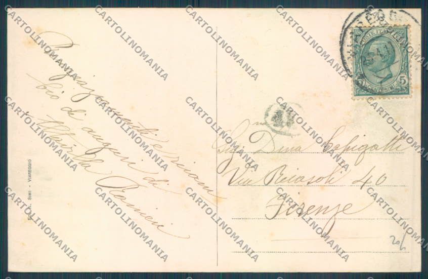 Lucca Viareggio cartolina ZB5621 – retro