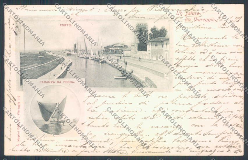 Lucca Viareggio Un Saluto da cartolina ZB5622 – fronte