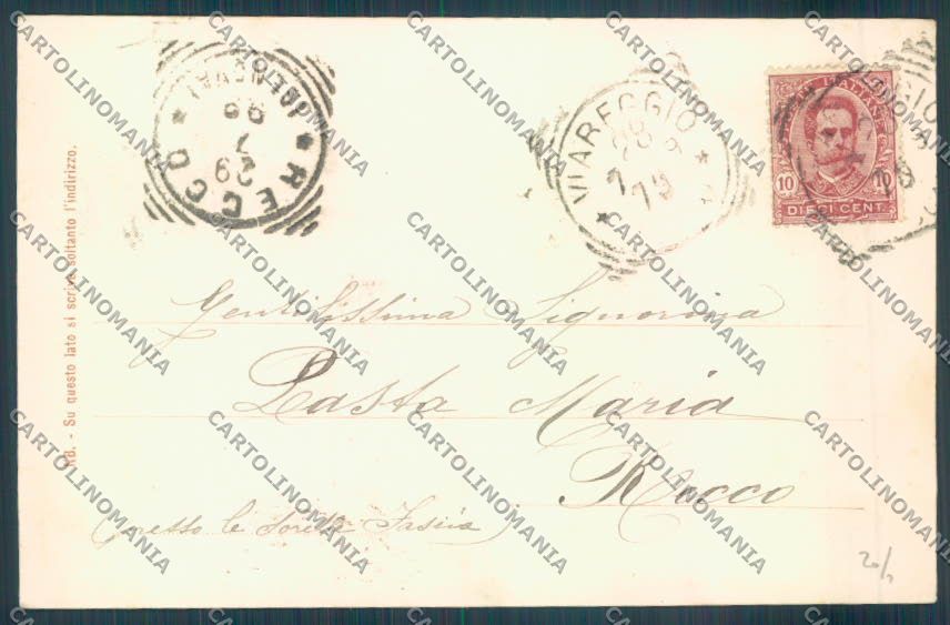 Lucca Viareggio Un Saluto da cartolina ZB5622 – retro