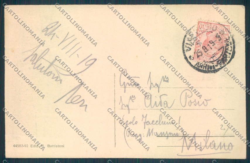 Lucca Viareggio cartolina ZB5628 – retro