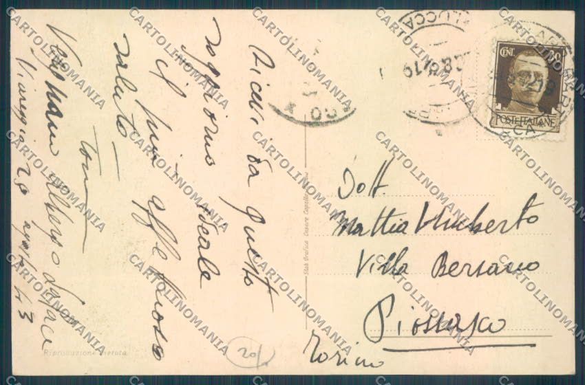 Lucca Viareggio cartolina ZB5634 – retro